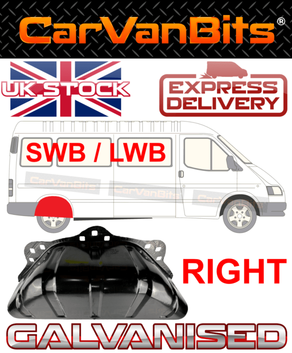 For Ford Transit Mk4 Mk5 91 00 Swb Lwb Rear Inner Wheel Arch Repair Body Panel R 375524219871