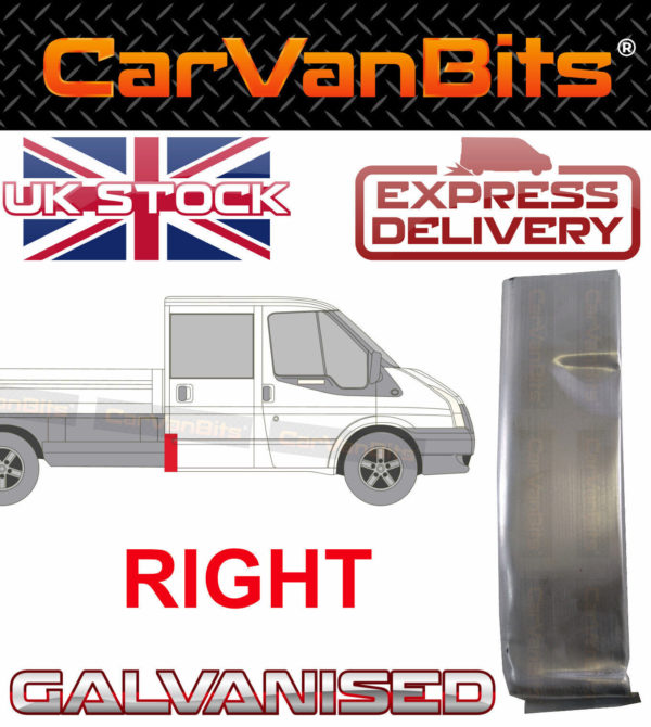 For Ford Transit Mk6 Mk7 00 14 Crew Double Cab Rear Corner Repair Panel Sill Os 374534477131