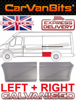 For Ford Transit Mk6 Mk7 00 14 Rear Wheel Arch Body Repair Rust Panel Sill Pair 373379874451