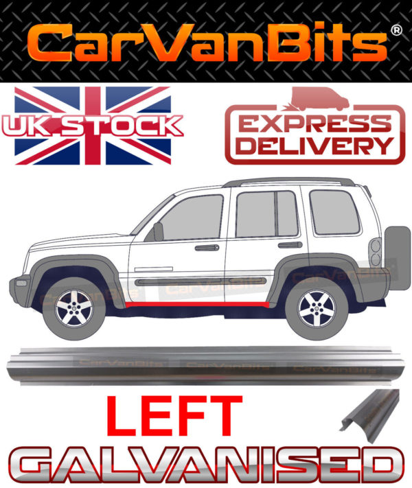 For Jeep Cherokee Liberty Kj 01 08 Sill Repair Body Rust Outer Panel Left 373981177431