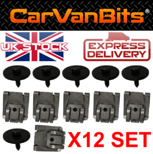 For Mercedes A Class W176 Undertray Under Engine Cover Clip Kit Fixing Clips 375658926451