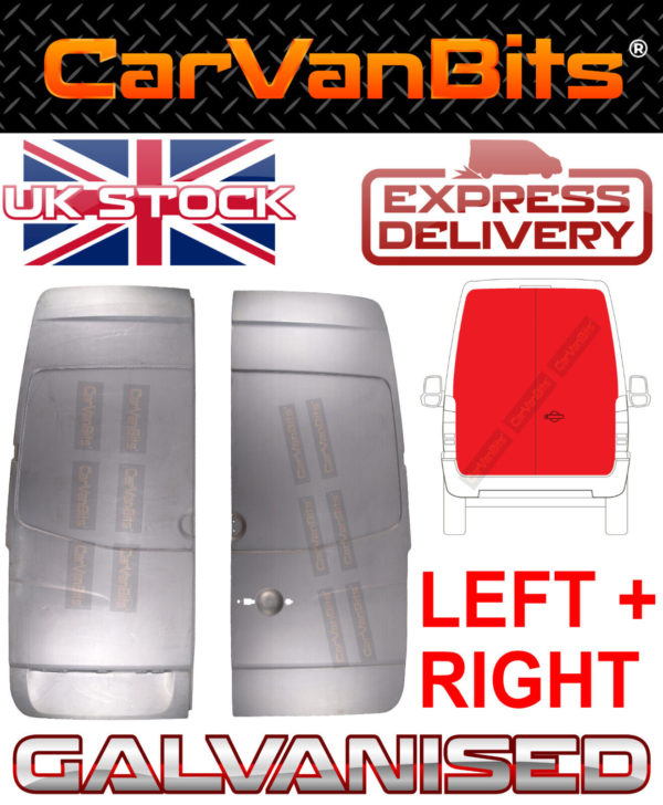 For Mercedes Sprinter Vw Crafter 06 18 Rear Door Skin Repair Body Panel Full X2 374184667011