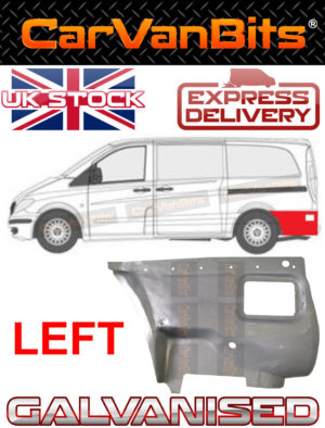 For Mercedes Vito Viano W639 03 10 Lwb Xlwb Behind Rear Wheel Arch Repair Panel 374403587651