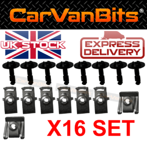 For Mini Clubman R55 R56 R57 Undertray Under Engine Cover Clip Fixing Clips 375528210831