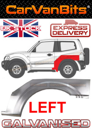 For Mitsubishi Pajero Iii 99 06 3 Door Rear Wheel Arch Wing Repair Body Panel Le 374014415841