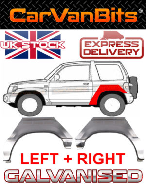 For Mitsubishi Pajero Montero 90 00 3door Rear Wheel Arch Repair Body Rust Panel 374190069521