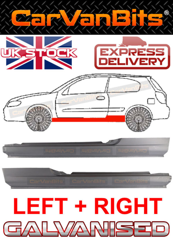 For Nissan Almera N15 95 00 3 Door Full Sill Repair Body Rust Outer Panel Pair 374184582401