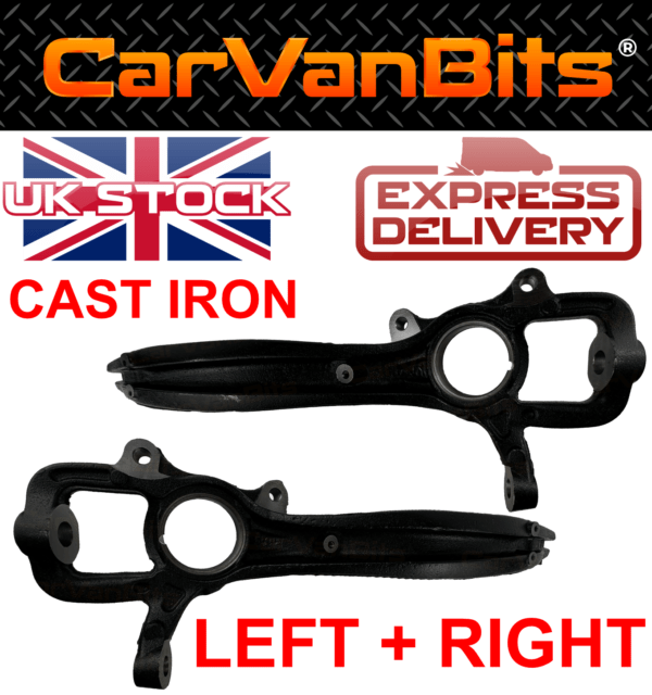 For Porshe Cayenne 2002 2010 Front Steering Knuckle Wheel Suspension Pair 375652816401