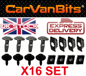 For Renault Laguna Ii 2 01 07 Undertray Under Engine Cover Clip Kit Fixing Clips 375433164951