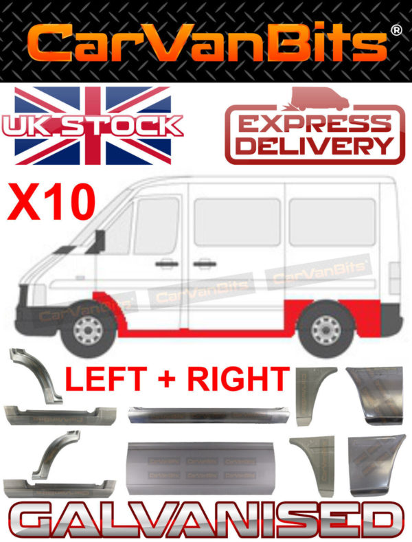 For Sprinter Vw Lt 95 06 Swb Front Rear Wheel Arch Body Repair Panel High Set 10 375122309601