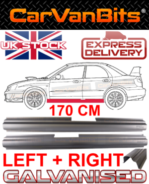 For Subaru Impreza Gd Gg 00 07 Saloon Estate Sill Repair Body Rust Panel Pair 374505421111