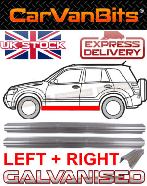 For Suzuki Grand Vitara 05 12 5d Sill Repair Body Outer Rust Panel Wing Pair 374259915791