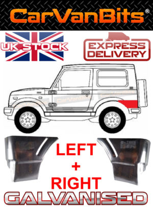 For Suzuki Samurai Sj 88 98 Rear Wing Corner Fender Repair Panel Wheel Arch Pair 374087768051