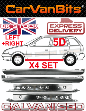 For Suzuki Swift 45 Door 88 05 Full Sill Repair Body Rust Inner Outer Panel Set 375639579961