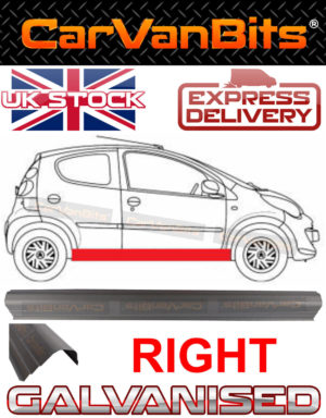 For Toyota Aygo 05 12 Sill Repair Body Rust Outer Panel 158cm Right 373992468181