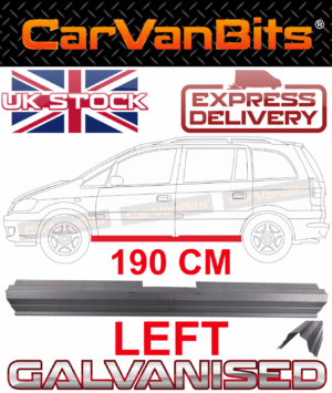 For Vauxhall Zafira A 99 05 Sill Repair Body Rust Outer Panel Left 375210901821