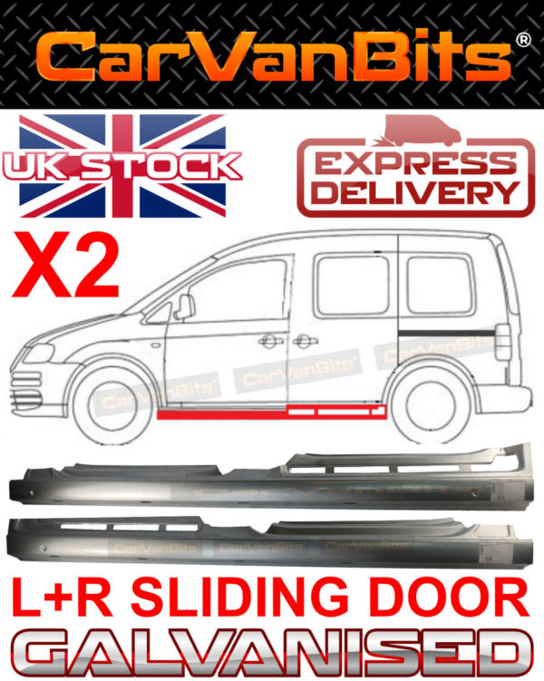 For Vw Caddy Iii 2k 04 10 Full Sill Repair Body Rust Panel With Sliding Door 2 374347945021