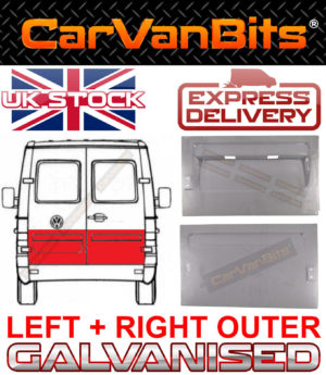 For Vw Lt Or Mercedes Sprinter 96 06 Rear Door Repair Rust Body Panel Sill Pair 373847904491