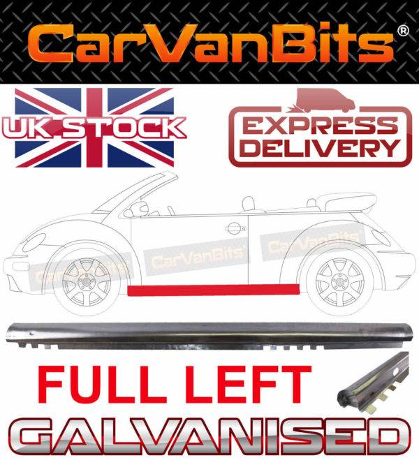 For Vw New Beetle 98 10 Convertible Cabrio Full Sill Repair Body Panel Left 374948530741