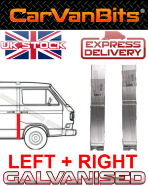 For Vw Transporter T3 79 92 B Post Pillar Side Repair Plating Lower Panel Pair 373645935151