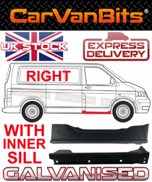 For Vw Transporter T5 03 15 Under Front Door Sill Repair Outer Inner Panel Right 375298294801