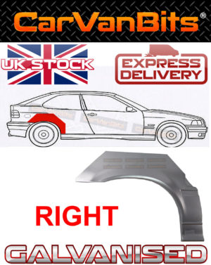 For Bmw 3 E36 3d Compact 90 00 Rear Wheel Arch Fender Repair Body Rust Panel Rig 374259915912