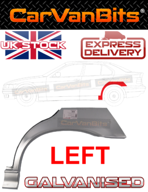 For Bmw 3 E36 90 00 Saloon Rear Wheel Arch Repair Panel Fender Galvanised Left 374259915762