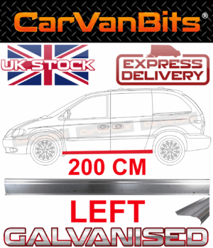 For Chrysler Voyager Dodge Caravan 00 08 Sill Repair Body Rust Outer Panel Left 375211786422