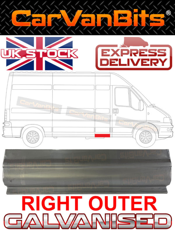 For Fiat Ducato Boxer Relay Jumper Lwb 94 06 Behind Front Door Repair Panel Sill 374410669372