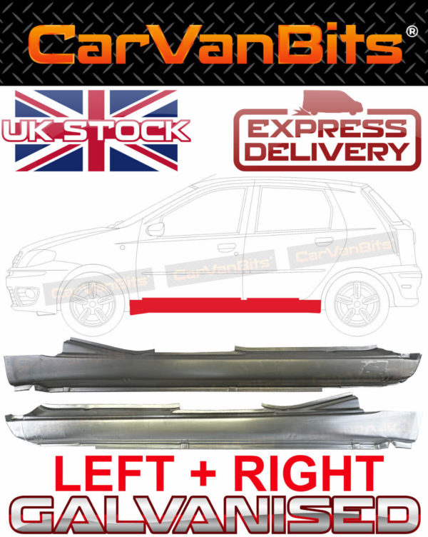 For Fiat Punto 2 Ii 5 Door 99 10 Full Sill Repair Body Rust Outer Panel Fl Pair 374960043602