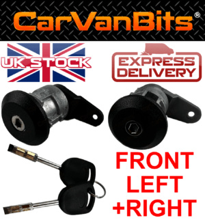 For Ford Ka 96 08 Fiesta 95 02 Front Door Lock Set Switch Barrel Key Keys 375667833852