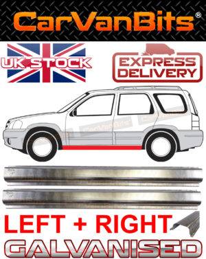 For Ford Maverick Mazda Tribute 01 08 Sill Repair Body Rust Outer Panel Pair 374371798222