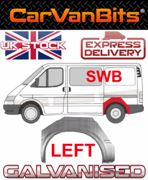 For Ford Transit Mk4 Mk5 91 00 Swb Rear Wheel Arch Repair Body Panel Sill Left 375190456602