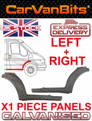 For Ford Transit Mk6 Mk7 00 13 Front Wheel Arch Wing Door Sill Repair Panel Pair 374534535832