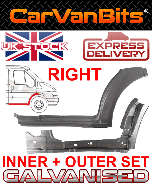 For Ford Transit Mk6 Mk7 00 13 Under Front Door Wheel Arch Sill Repair Panel Os 375717738182