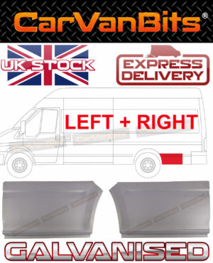 For Ford Transit Mk6 Mk7 Lwb Jumbo 00 14 Behind Rear Wheel Arch Repair Panel X2 374567584742