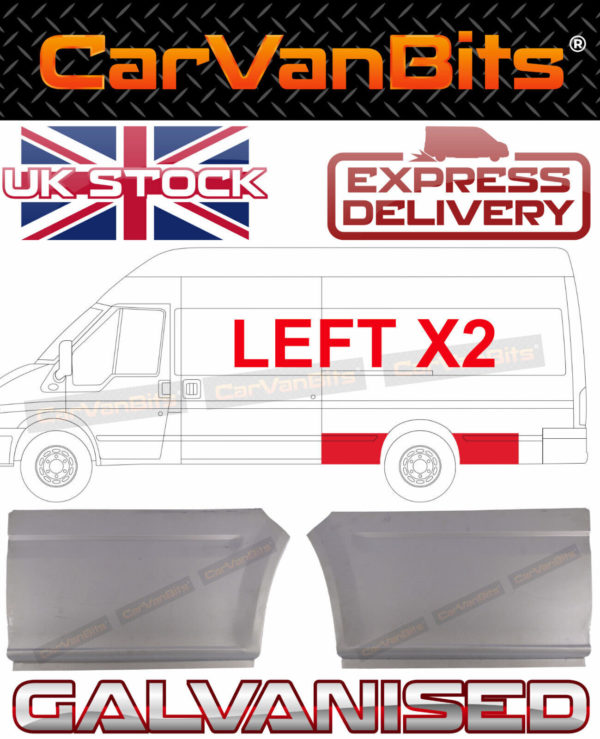 For Ford Transit Mk6 Mk7 Lwb Jumbo 00 14 In Front Behind Rear Arch Repair Panel 374567576142