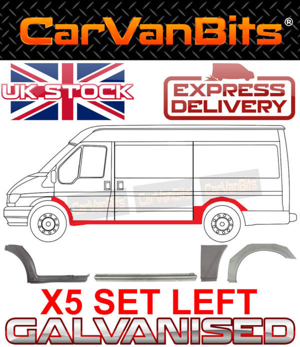 For Ford Transit Mwb 00 14 Mk6 Mk7 Rear Wheel Arch Side Door Body Repair Panel L 374246681842