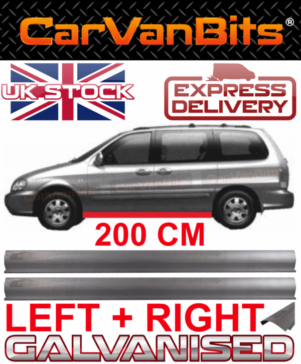 For Kia Carnival Gq Sedona 01 07 Sill Repair Rust Body Panel Lower Outer Pair 375207536252