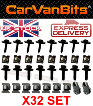 For Lancia Delta 2008 2014 Under Engine Cover Clip Kit Fixing Clips 375558251052