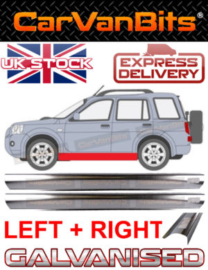 For Land Rover Freelander 35 Door 97 06 Sill Repair Body Rust Panel Lower Pair 373951496452