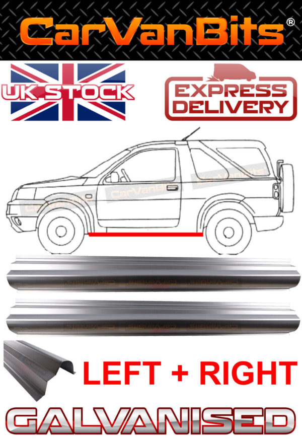 For Land Rover Freelander 35 Door 97 06 Sill Repair Upper Body Rust Panel Pair 373200344432