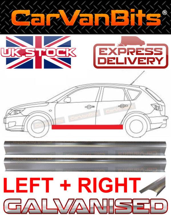 For Mazda 3 Bk 03 09 35 Door Sill Repair Body Rust Outer Panel 172cm Pair 374371870662