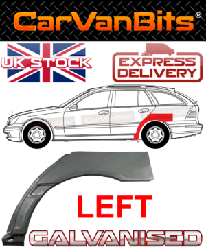 For Mercedes C Class W203 00 07 Estate Rear Wheel Arch Repair Body Rust Panel Le 375513082302