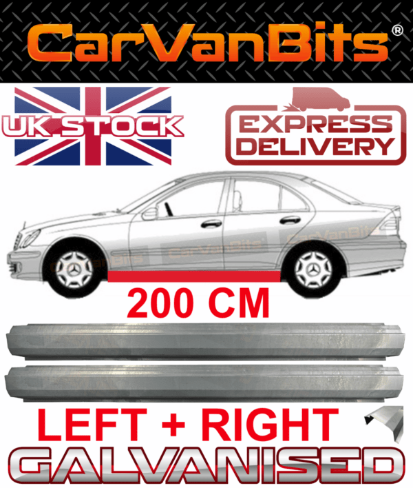 For Mercedes C Class W203 00 07 Sill Repair Body Rust Outer Panel Left And Right 375501323792