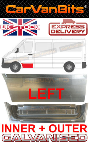 For Mercedes Sprinter Or Vw Lt 95 06 Front Door Repair Body Rust Panel Left X2 373173837412