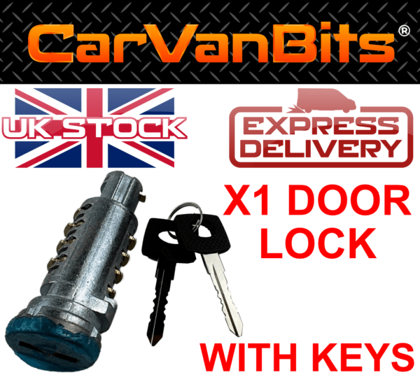 For Mercedes Vito W638 96 Front Rear Door Left Right Lock Set Switch Barrel Key 375667894652