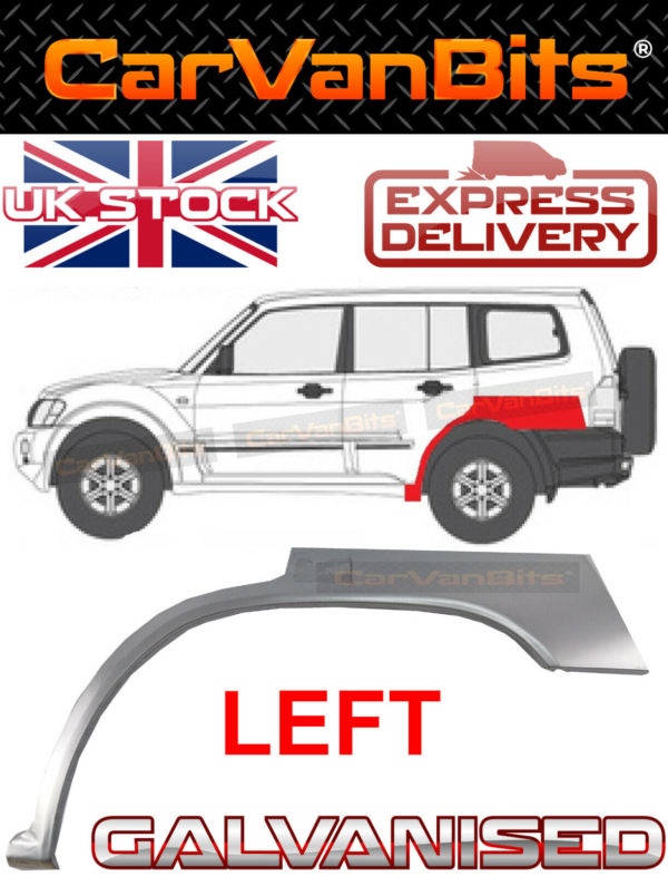 For Mitsubishi Pajero Pinin 98 07 5 D Rear Wheel Arch Repair Panel Fender Left 374023893892