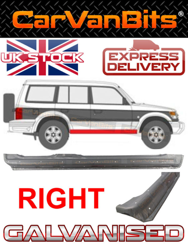 For Mitsubishi Pajero V20 92 99 5 Door Full Sill Repair Body Rust Outer Panel Ri 373993694852