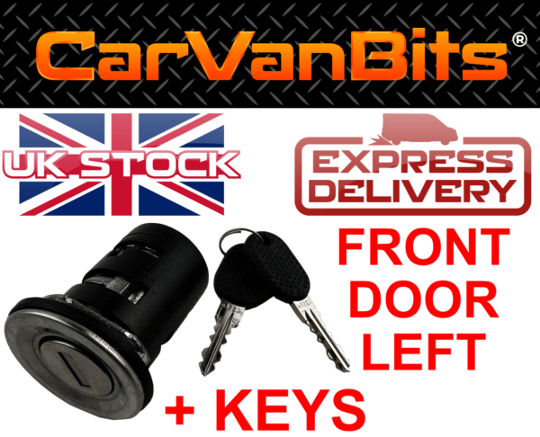 For Peugeot Boxer 1994 2006 Front Door Left Lock Set Switch Barrel Key Keys 375669025802